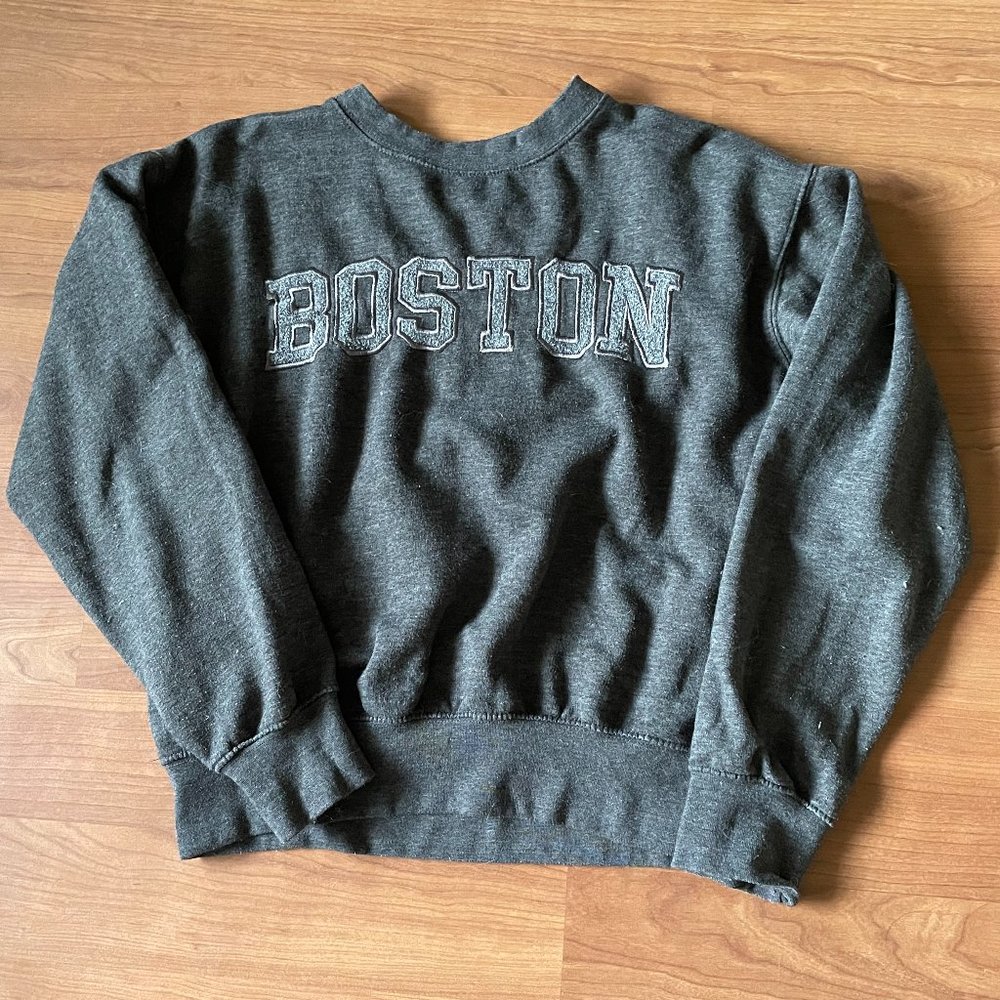 Vintage looking Boston crewneck